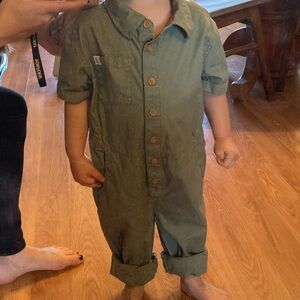 Little Co. Green Jumpsuit